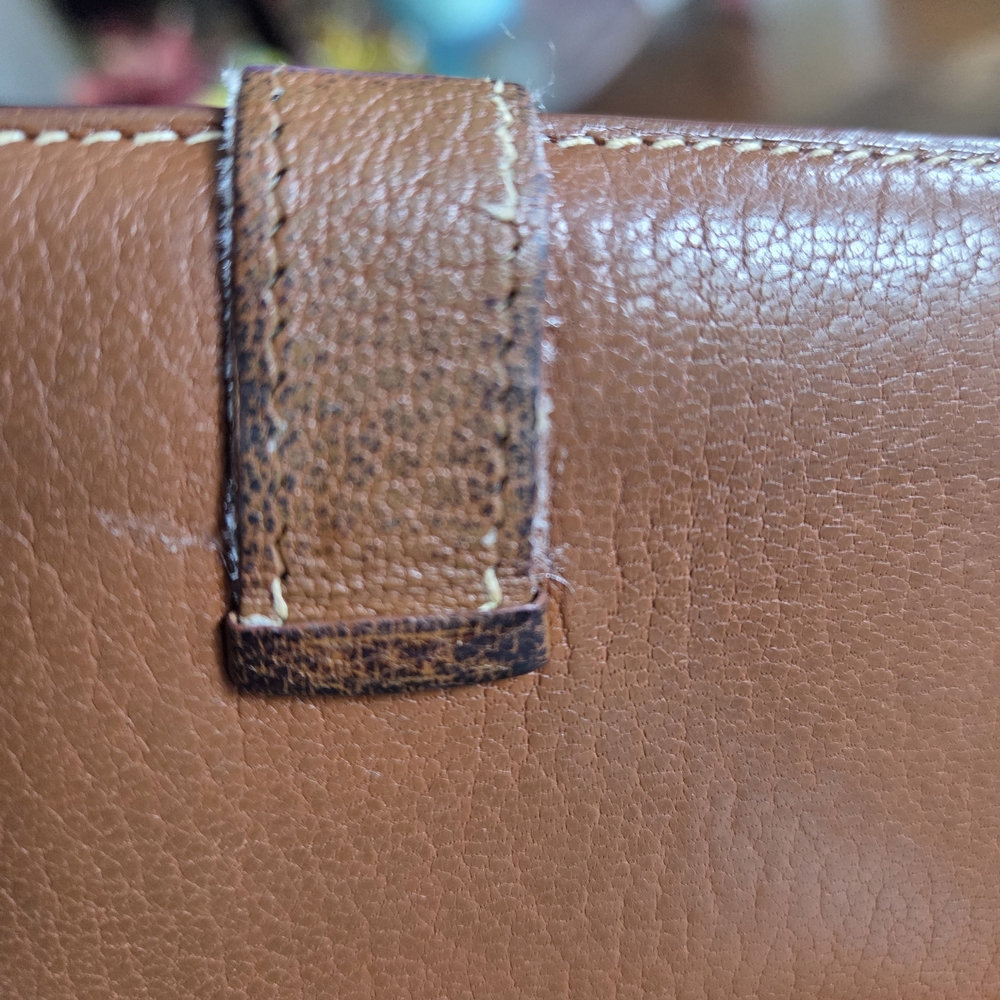 Genuine Hermes Brown Leather Wallet - Picture 4 of 10